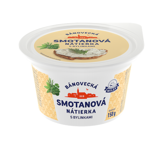 MILSY Bánovecká nátierka bylinky chlad. 150 g