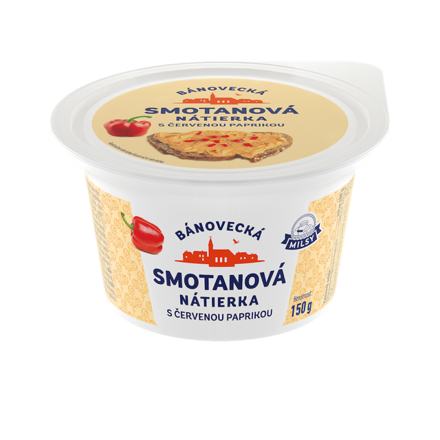 MILSY Bánovecká nátierka paprika chlad. 150 g