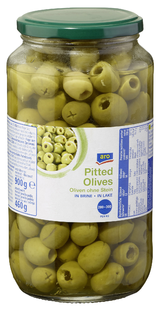 aro Olivy zelené celé bez kôstky 935 ml