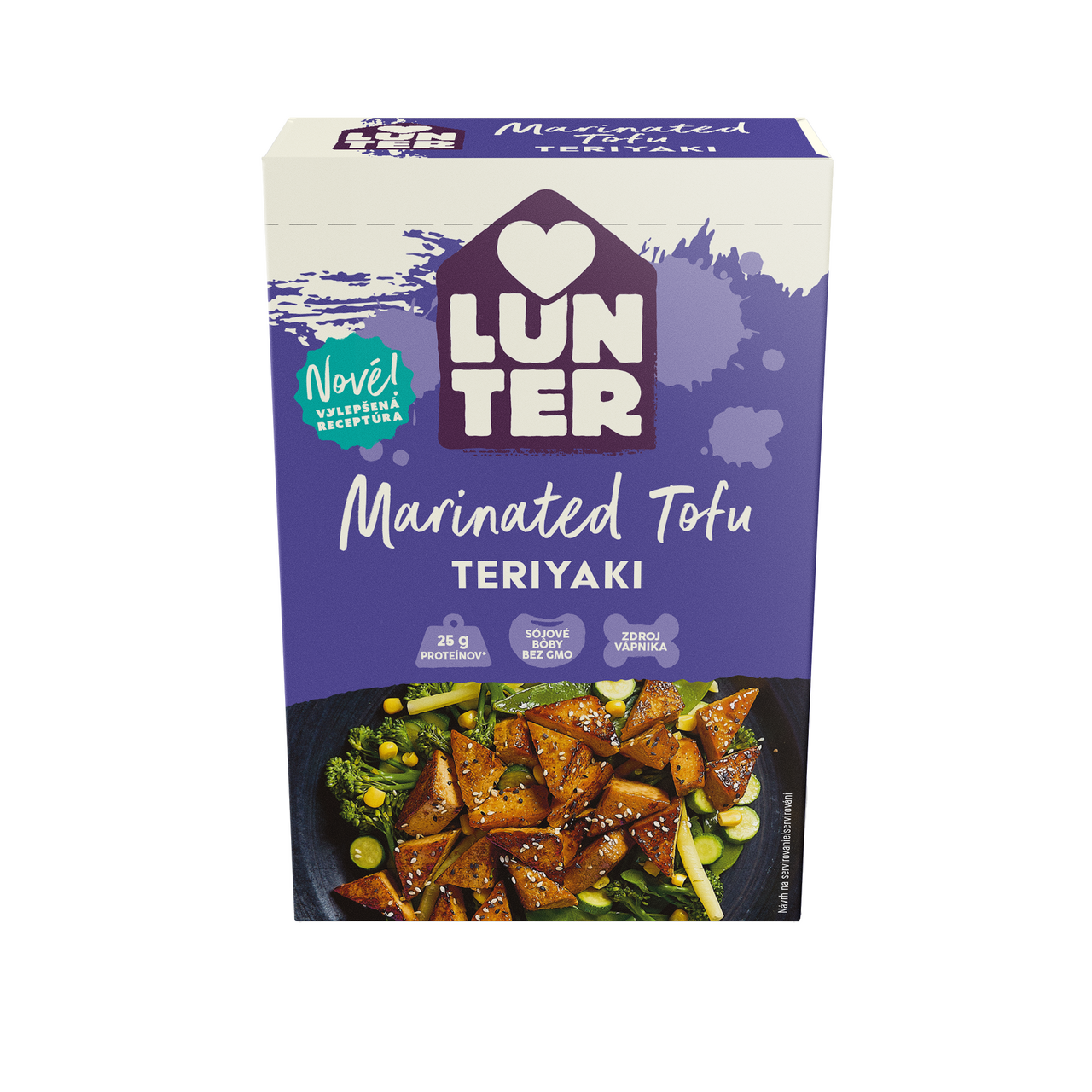 LUNTER Tofu na panvičku Teriyaki rastl. chlad. 180 g