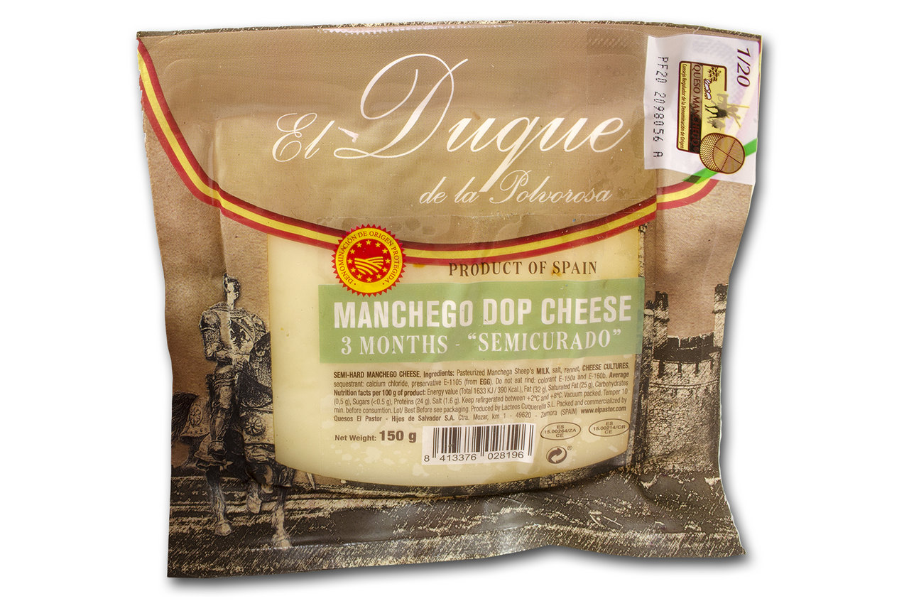 EL PASTOR Manchego D.O.P Semicurado syr z ovčieho mlieka chlad. 150 g