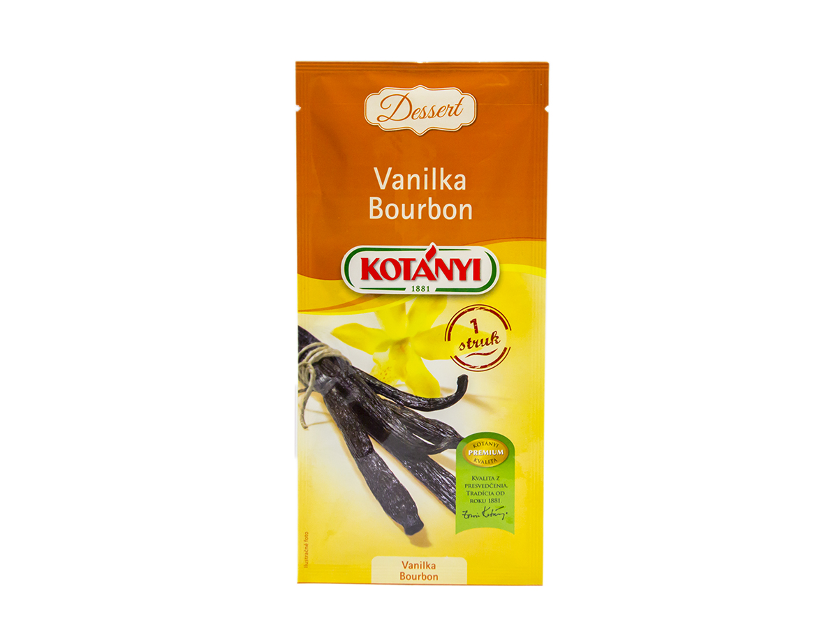 KOTÁNYI Vanilkový struk Bourbon 1 ks 3g