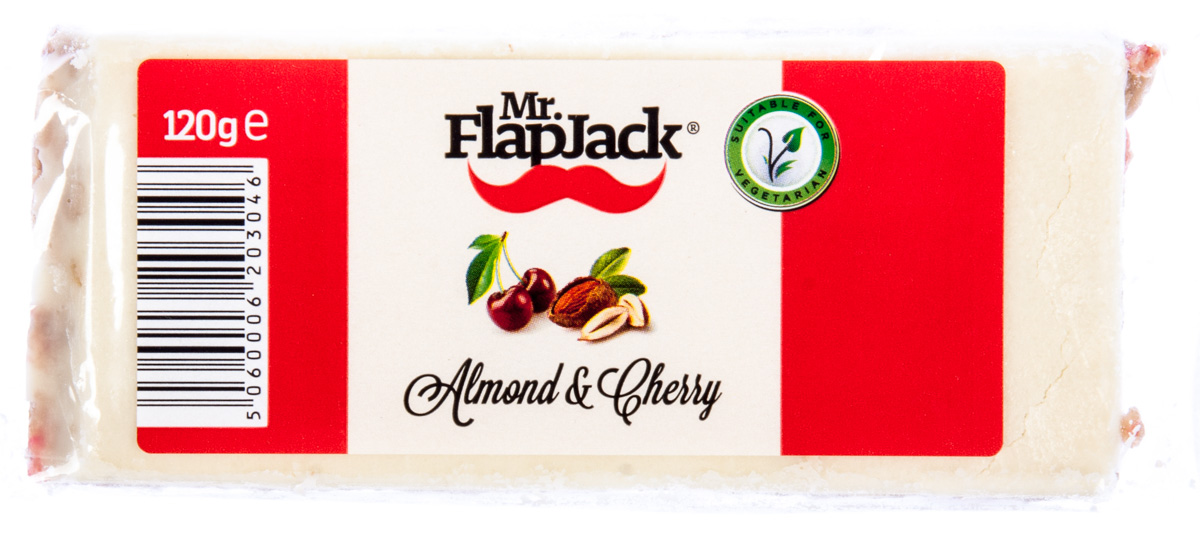 MR. FlapJack mandľa a čerešňa tyčinka 120 g