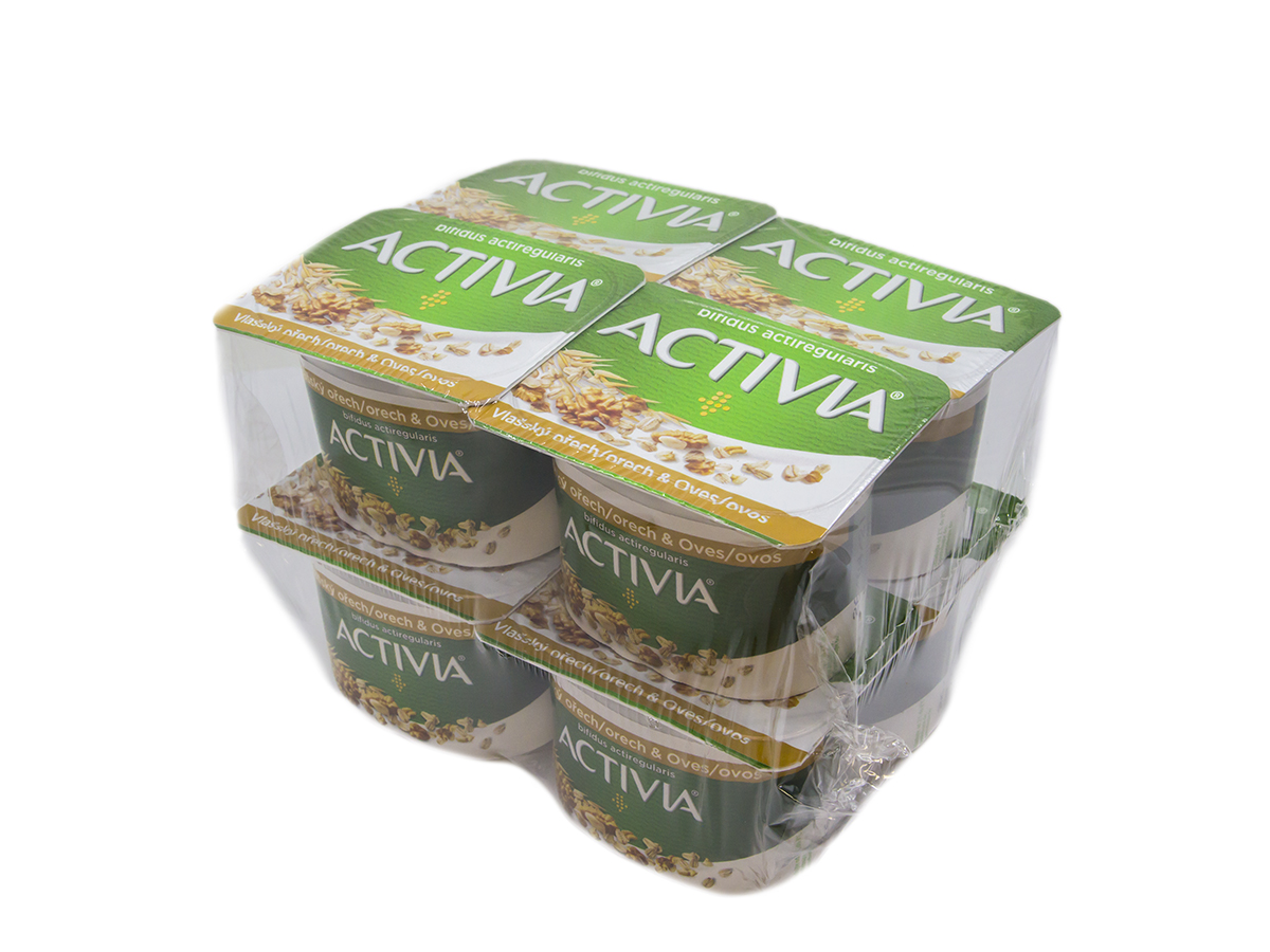 DANONE Activia Jogurt biely orech a ovos chlad. 8 x 120 g