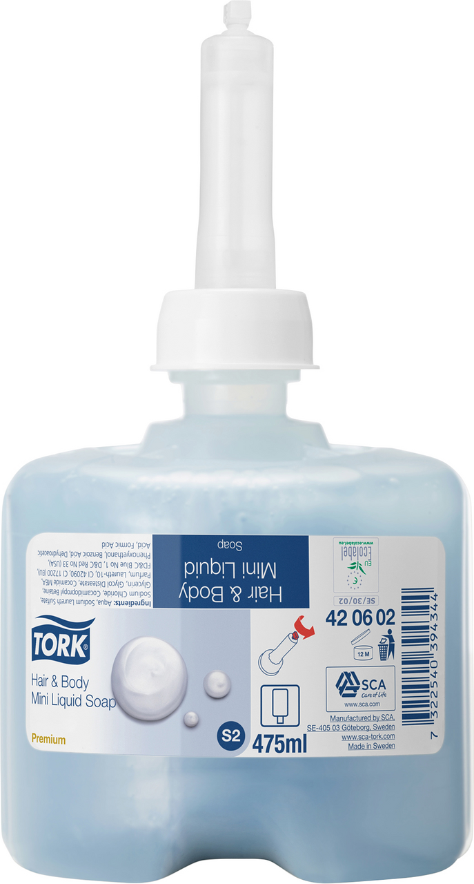 TORK Mini mydlo na vlasy a telo 475 ml
