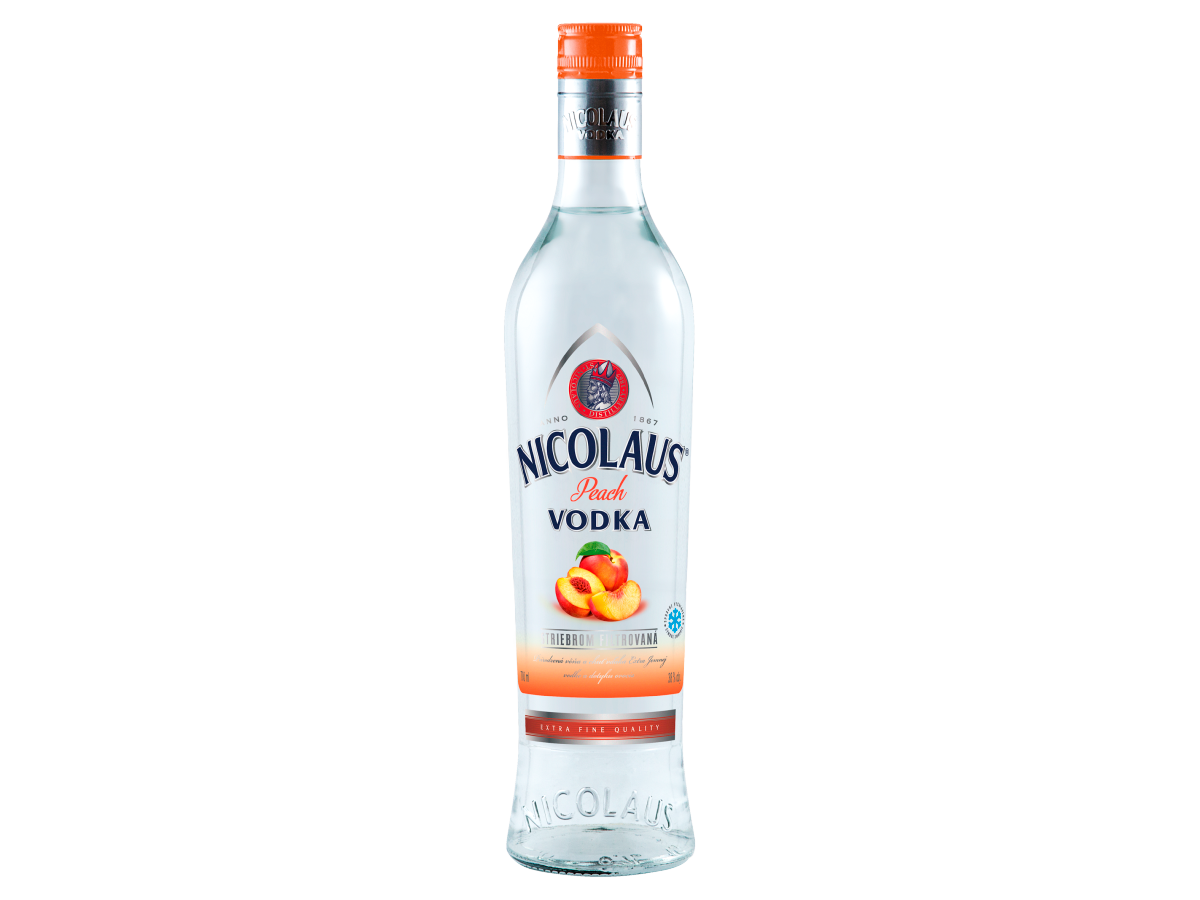 ST. NICOLAUS Vodka broskyňa 38% 700 ml