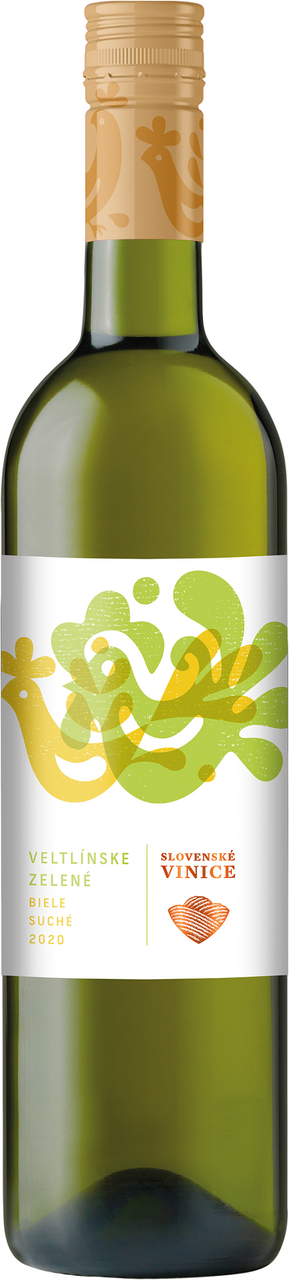 Slovenské Vinice Folk Veltlínske zelené 750 ml