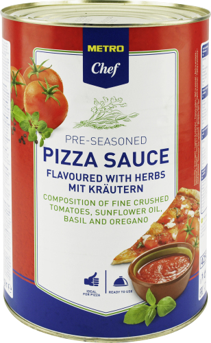 METRO Chef Pizza omáčka s bylinkami 4100 g
