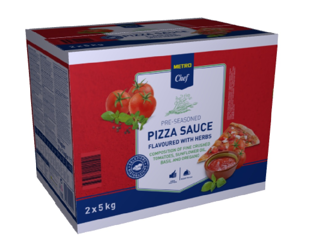 METRO Chef Pizza omáčka s bylinkami (10 kg) 2 x 5 kg
