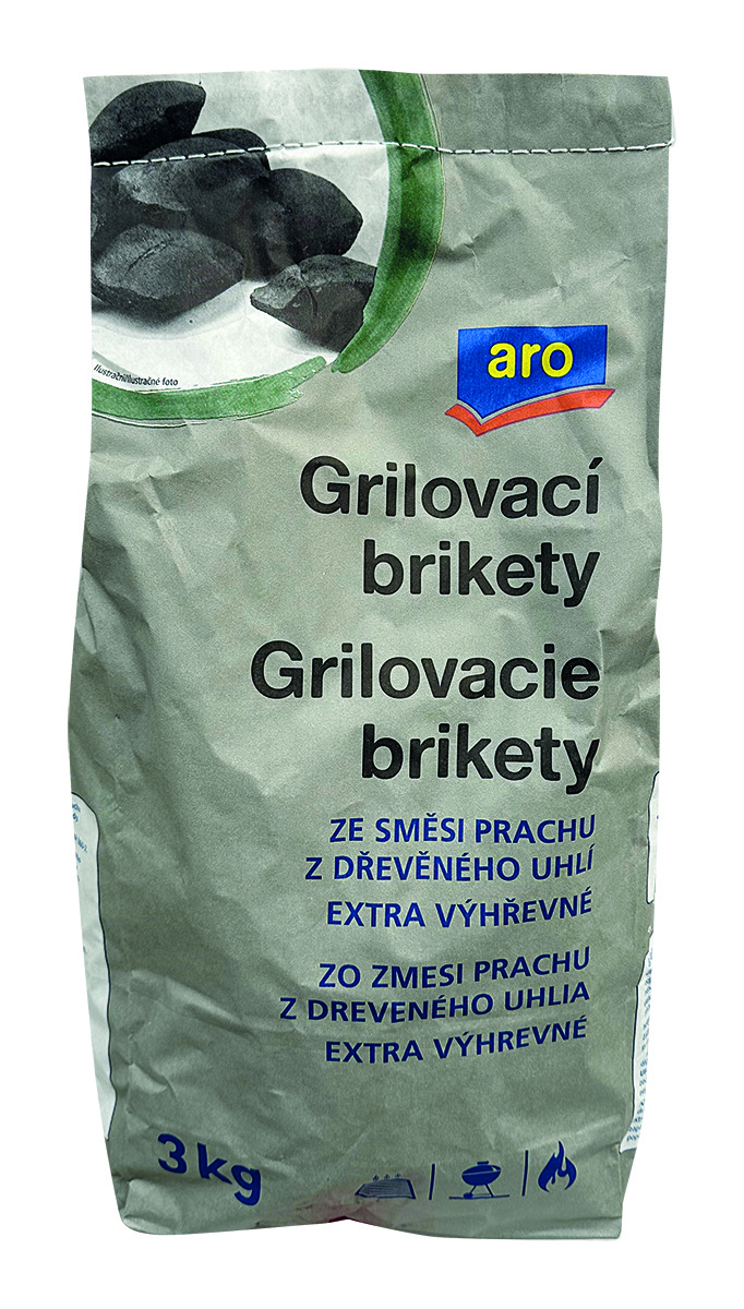 aro Brikety grilovacie 3 kg 1 ks