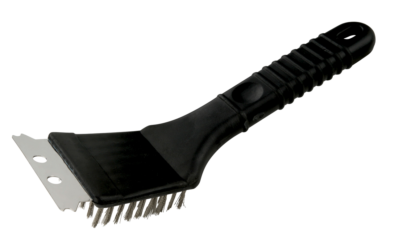 METRO PROFESSIONAL Škrabka + kefa na gril 22 cm 1 ks