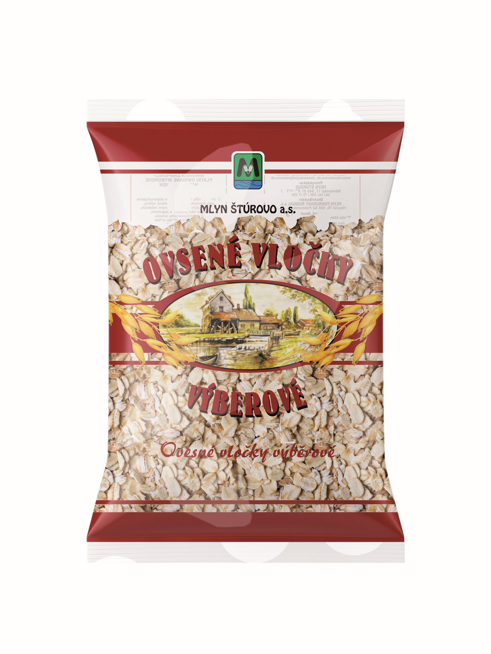 MLYN ŠTÚROVO Ovsené vločky výberové 10 x 400 g