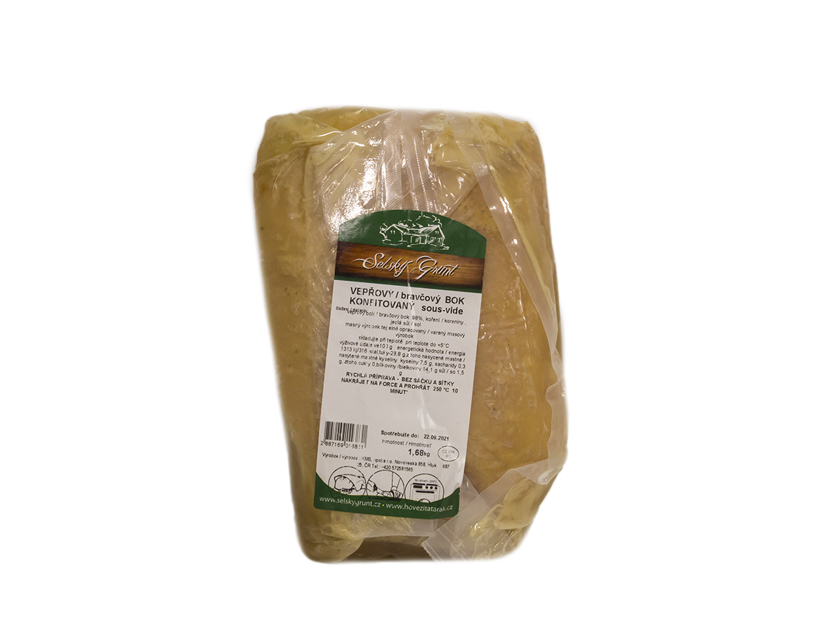 KMS Bravčový bok Sous Vide chlad. váž. cca 1,5 g