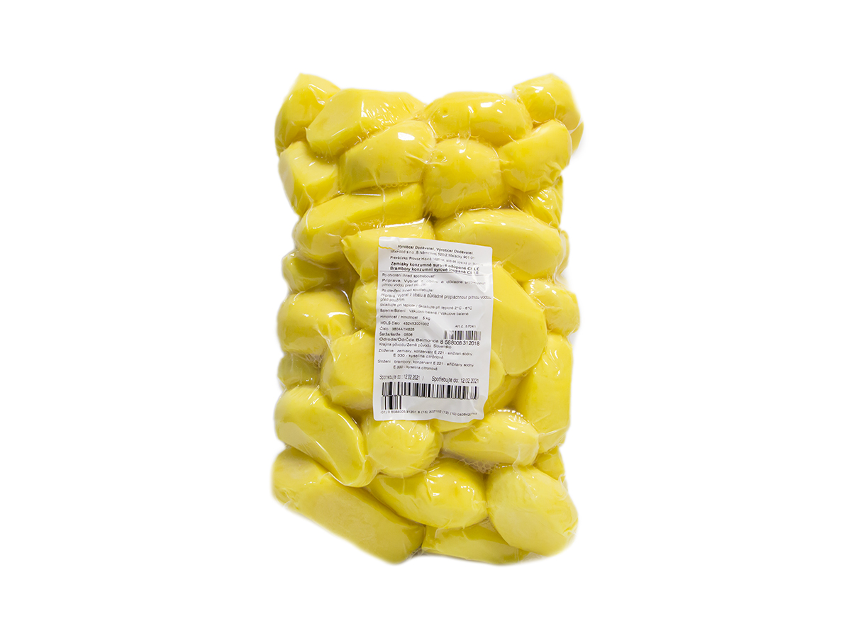 METRO Chef Zemiaky surové olúpané celé chlad. 5 kg