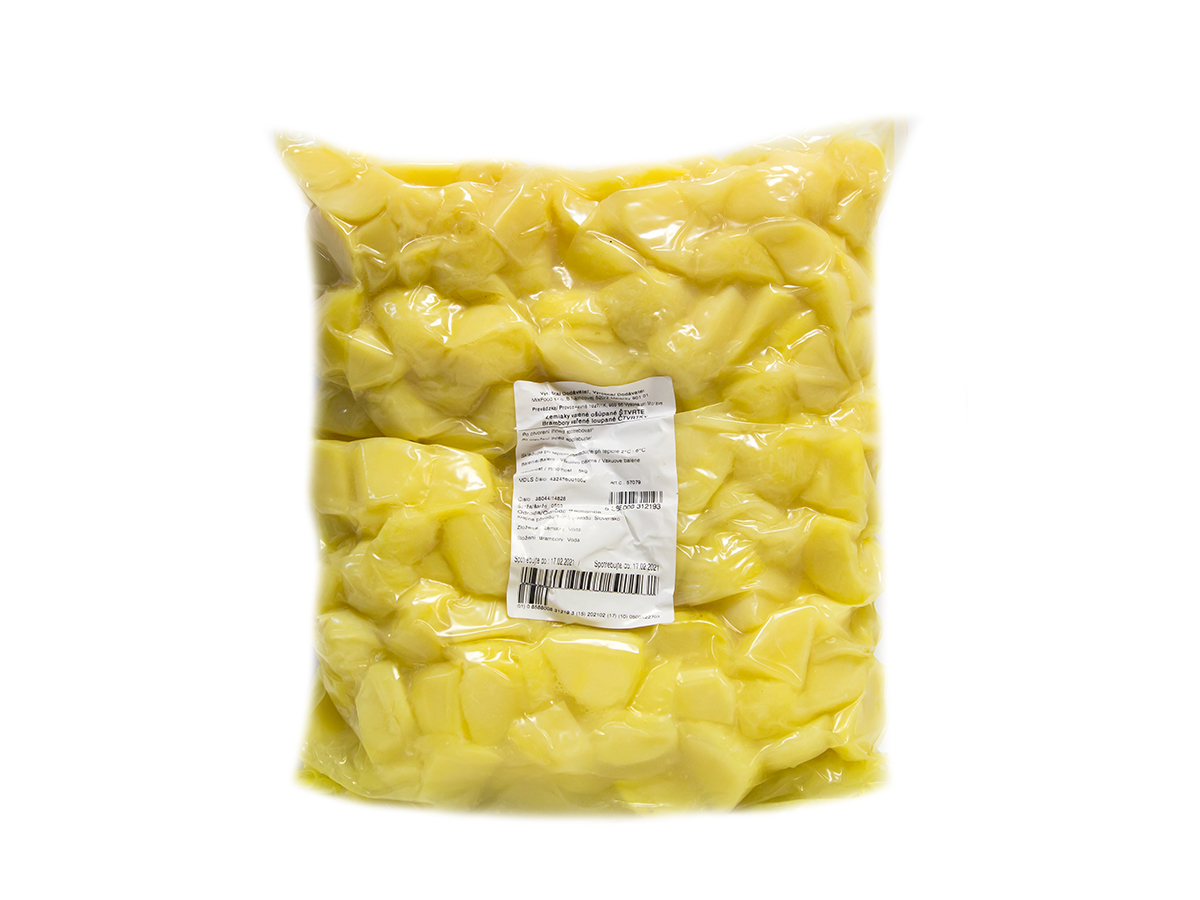 METRO Chef Zemiaky predvarené olúpané štvrťky chlad. 5 kg