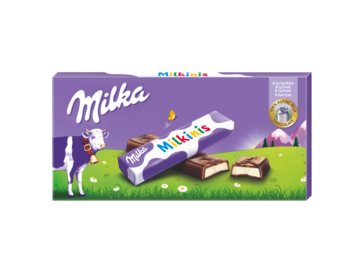 Milka Milkinis tyčinky mliečne 87,5 g