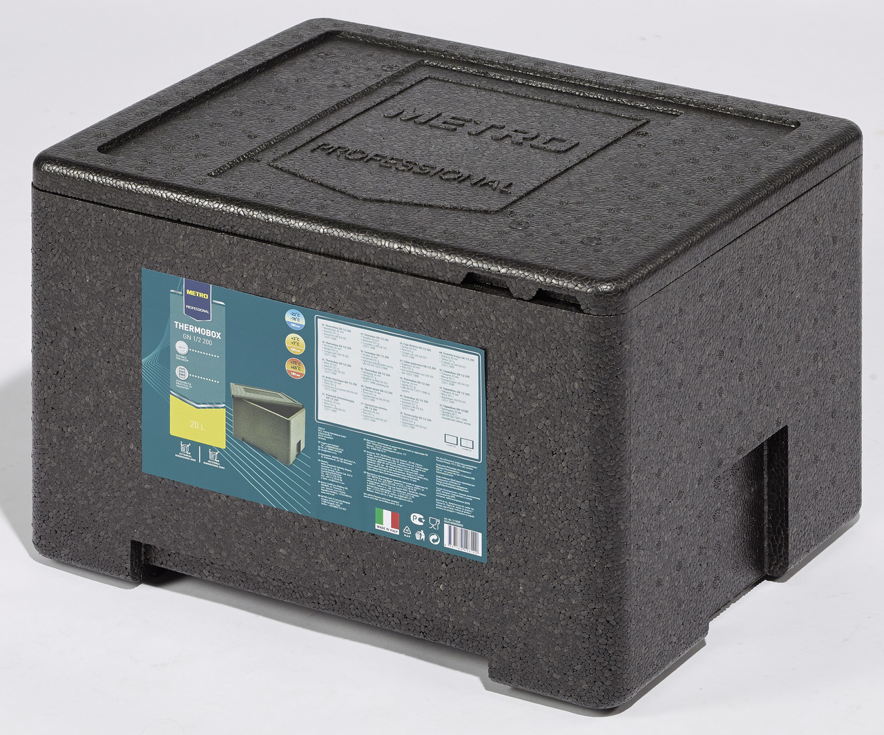 METRO PROFESSIONAL Thermobox EPP GN1/2 20 l čierny 1 ks