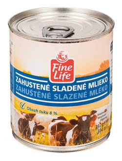 Fine Life Zahustené mlieko sladené chlad. 397 g
