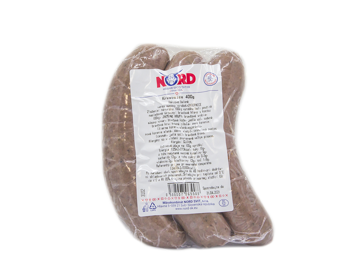 NORD SVIT Krvavnice ochr.atmosféra chlad. 400 g