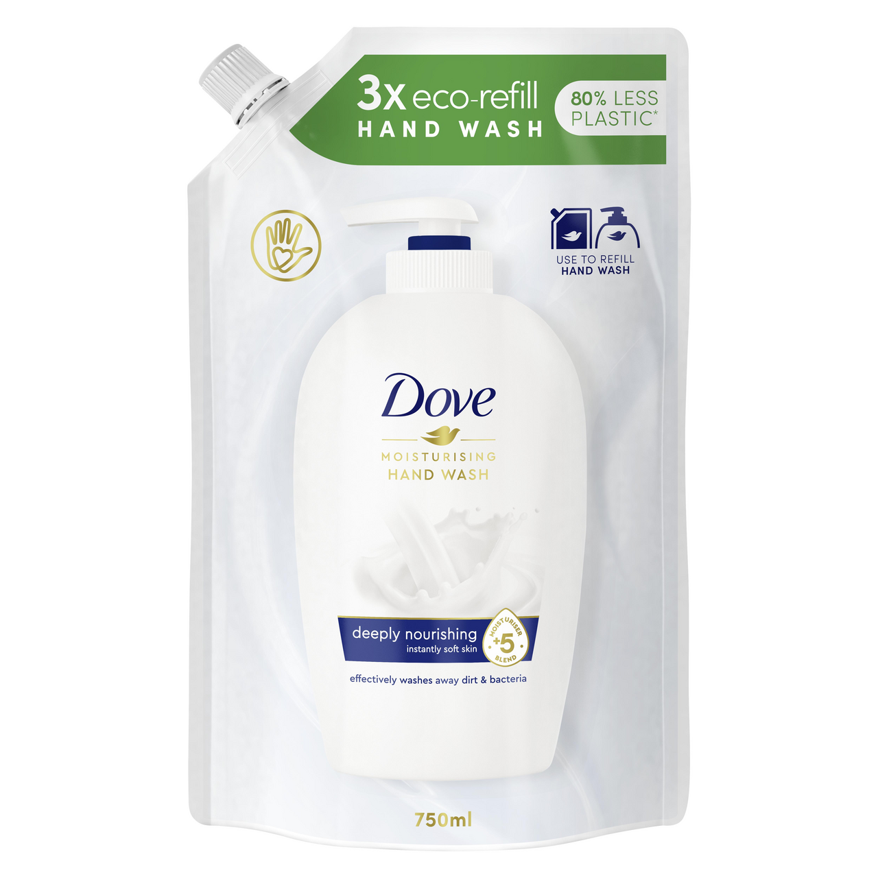 Dove Original tekuté mydlo náhradná náplň 750 ml