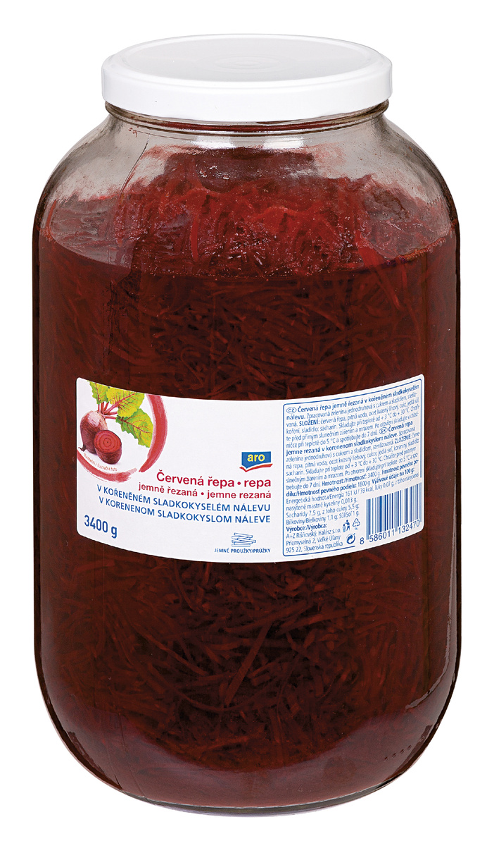 aro Repa červená jemne rezaná 3400 g