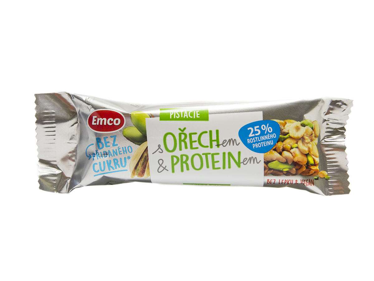 EMCO Proteínová tyčinka pistácie 35 g