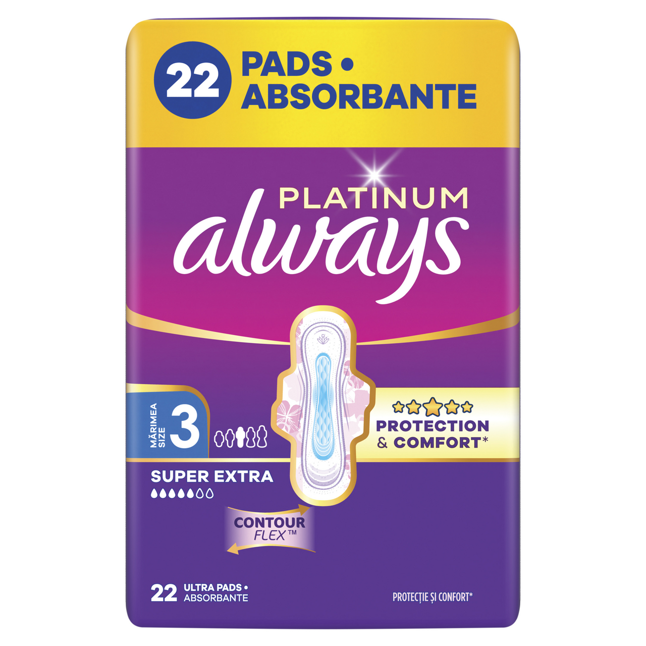 always Platinum night dámske vložky 22 ks