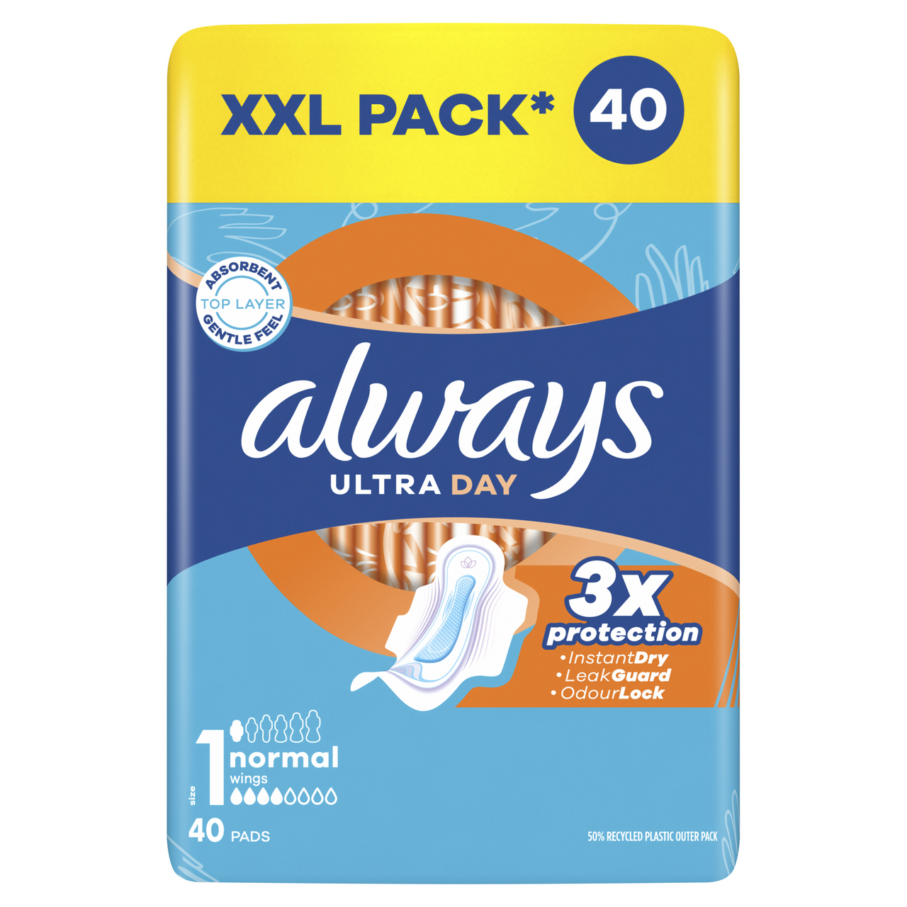 always Ultra Normal Plus dámske vložky 40 ks