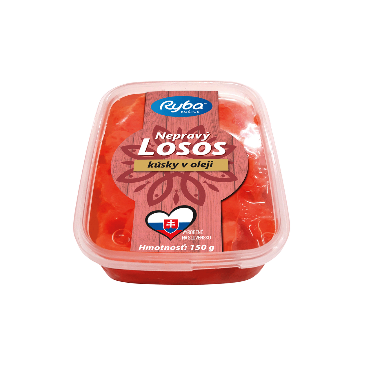 RYBA Košice Losos nepravý slaný kúsky chlad. 150 g