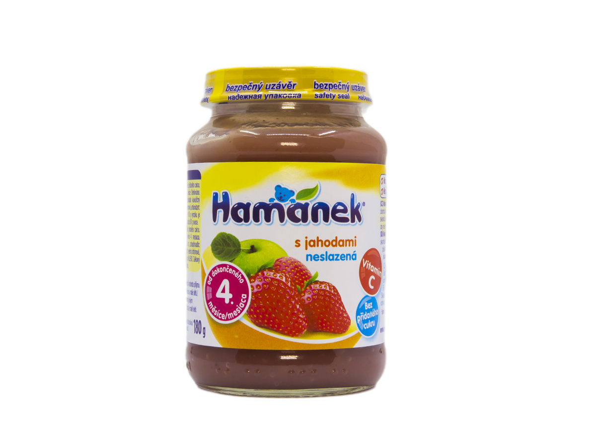 Hamánek Hamé Detská výživa jahoda a jablko 190 g