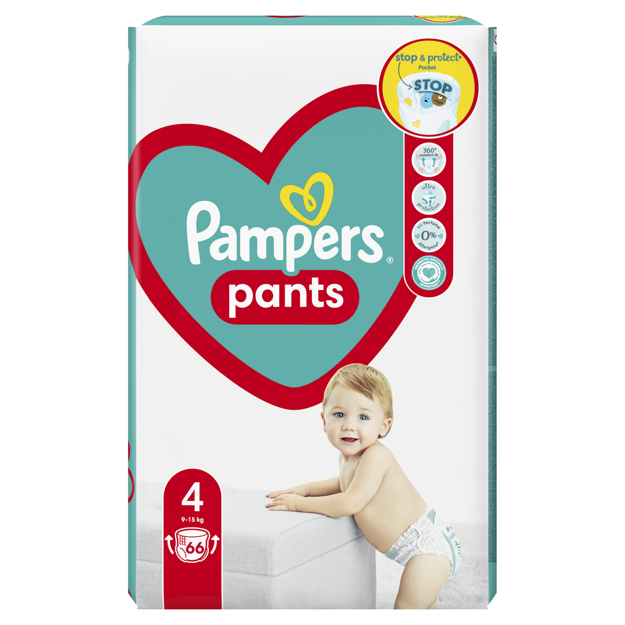 Pampers Pants S4 giant pack detské plienky 66 ks