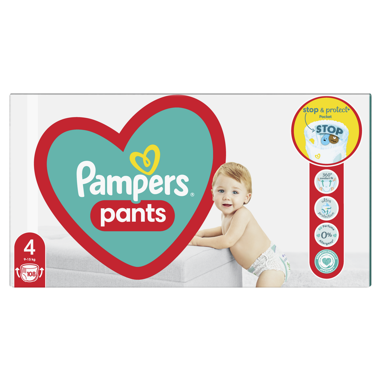 Pampers Pants S4 mega pack detské plienky 108 ks