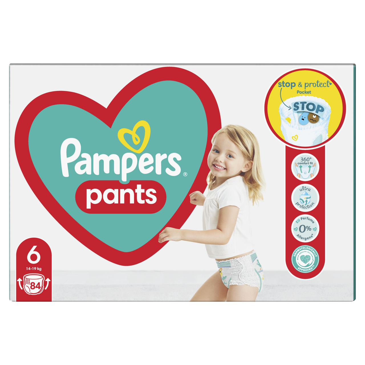 Pampers Pants S6 mega pack detské plienky 84 ks