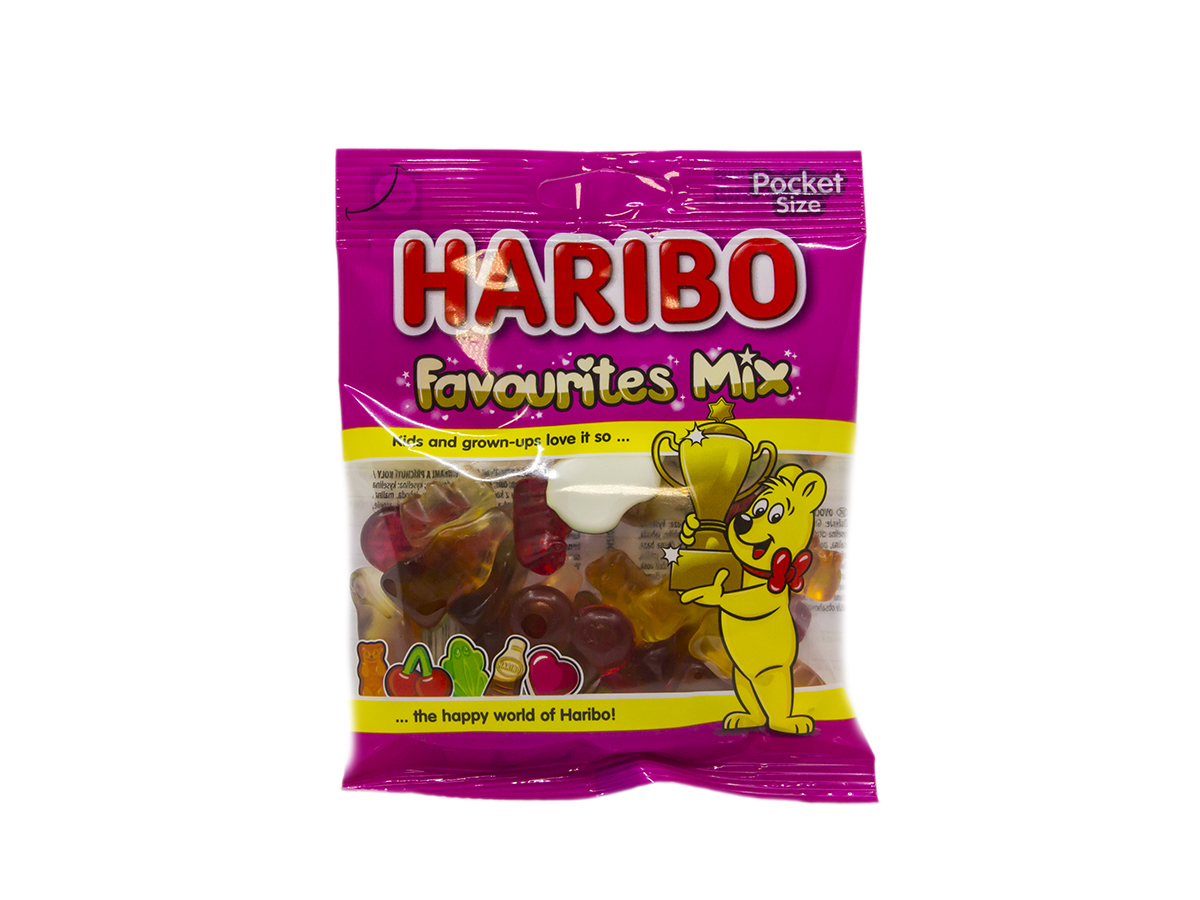 HARIBO Favourites mix želé cukríky 80 g