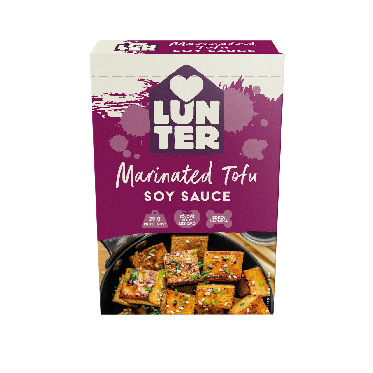 LUNTER Tofu marinované v sójovej omáčke rastl. chlad. 180 g