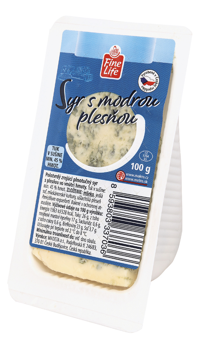 Fine Life Syr s modrou plesňou chlad. 100 g