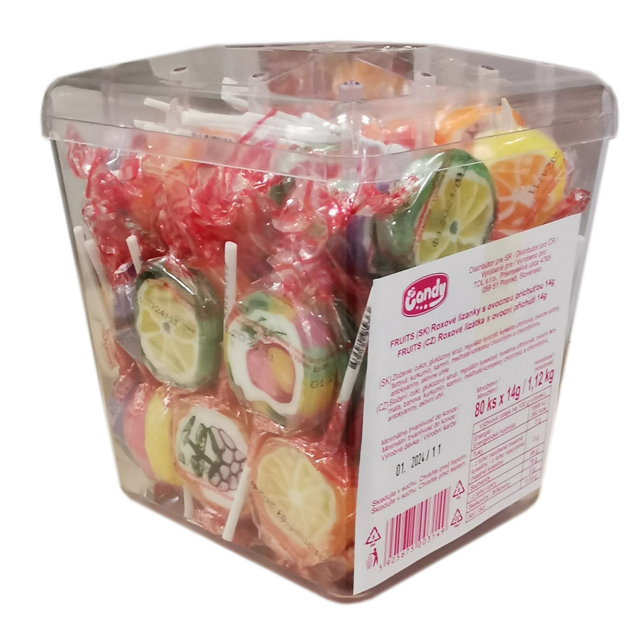 TOL Lízanka roksová 80 x 14 g