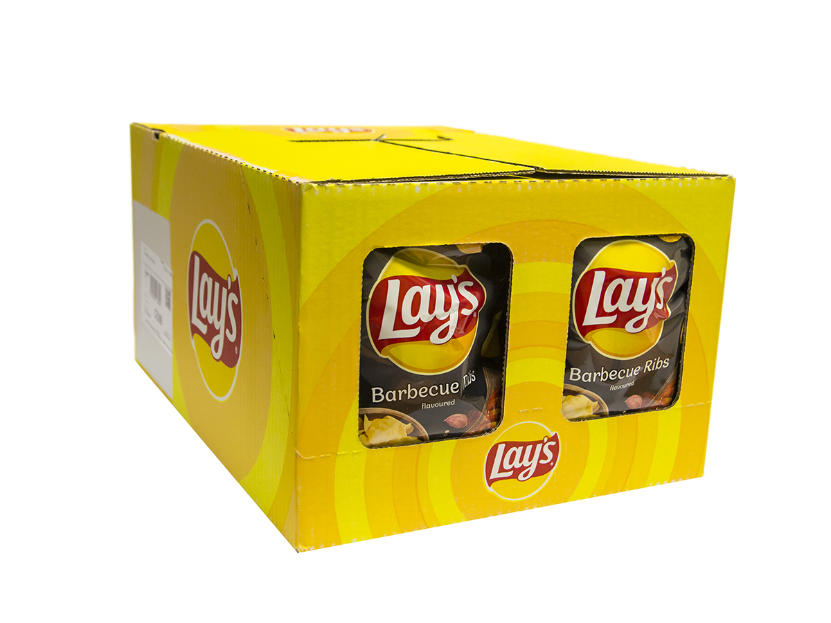 Lay's Barbeque Ribs zemiakové lupienky 14 x 60 g