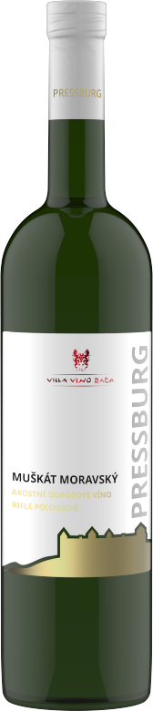 VILLA VÍNO RAČA Pressburg Muškát Moravský 750 ml