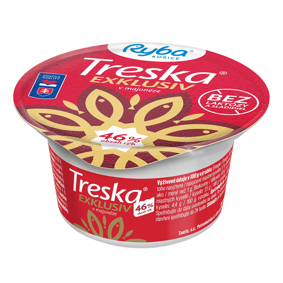 RYBA Košice Treska Exklusiv v majonéze chlad. 140 g