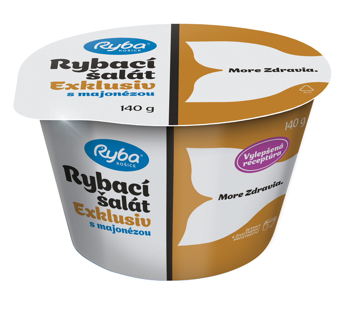 RYBA Košice Rybací šalát Exklusiv v majonéze chlad. 140 g