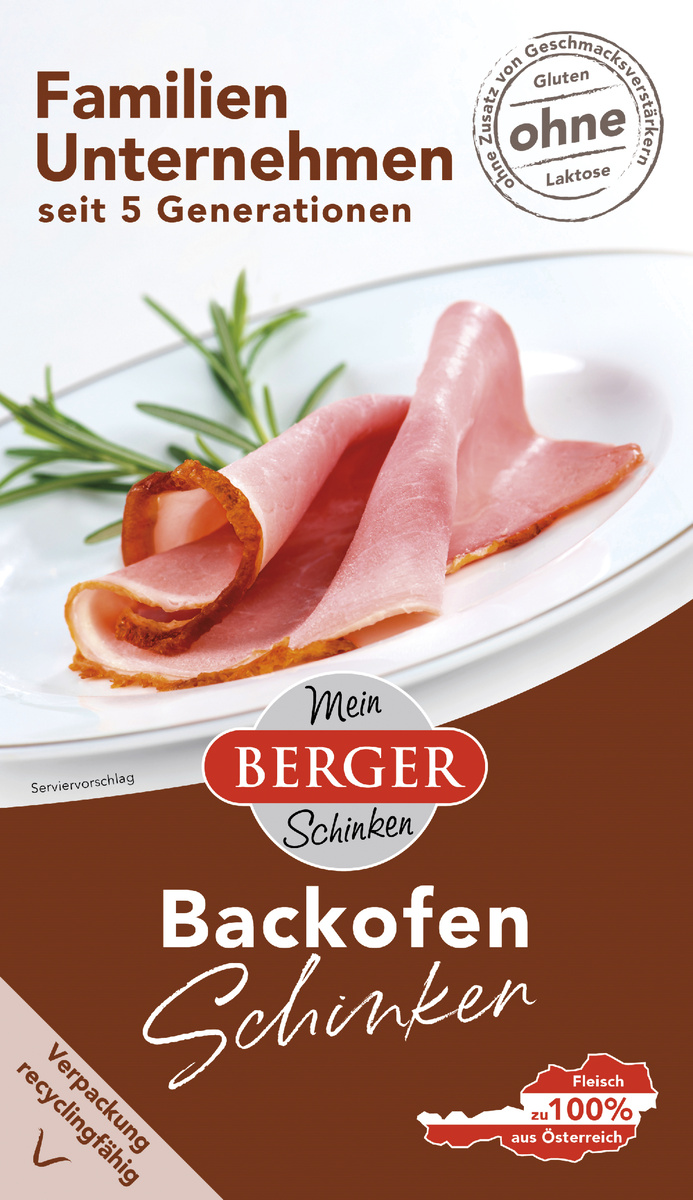 BERGER Pečená šunka chlad. 500 g