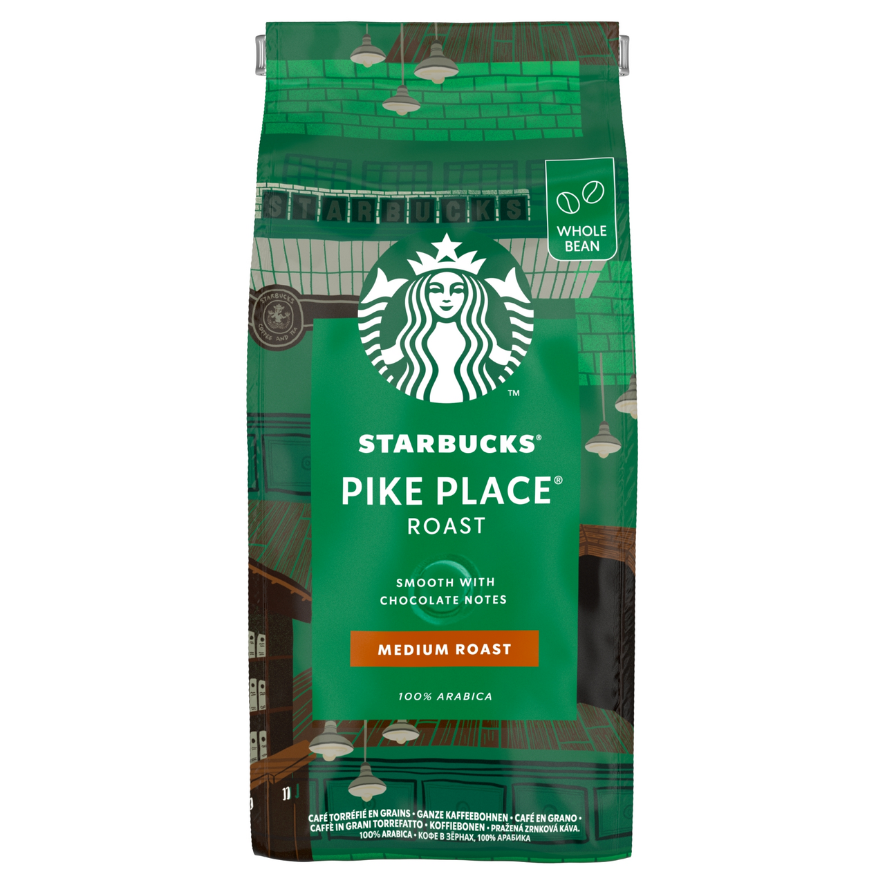 STARBUCKS Pike Place káva zrnková 450 g