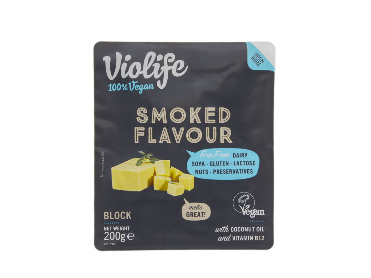 Violife Blok údený rastlinná alternatíva syra vegan chlad. 200 g