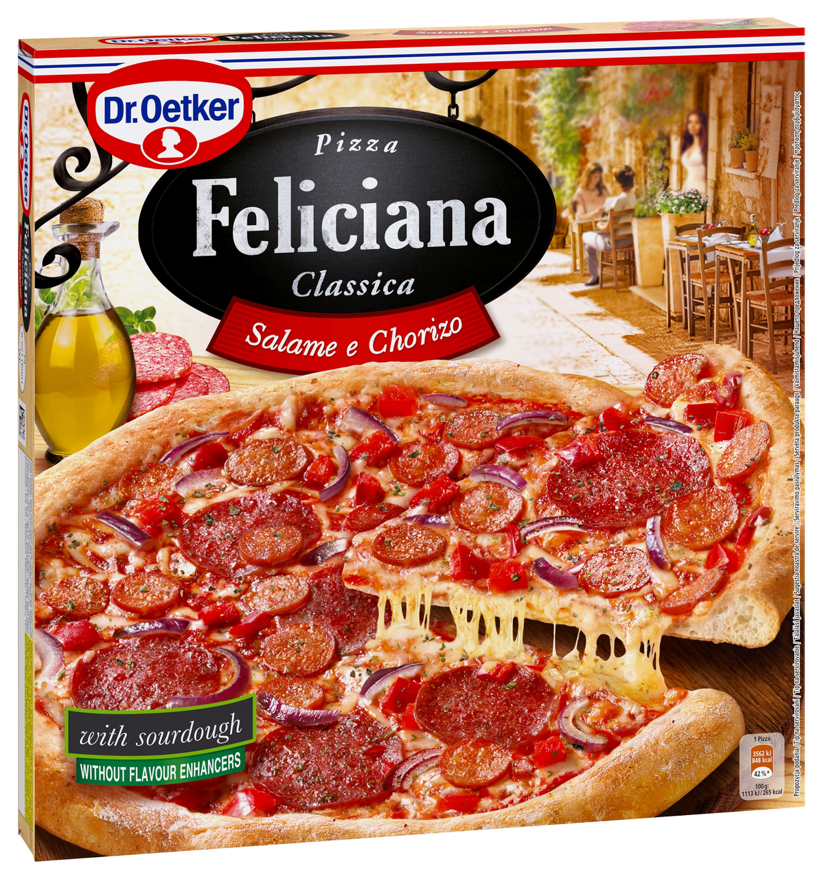 Dr. Oetker Feliciana Salame Chorizo pizza mraz. 320 g