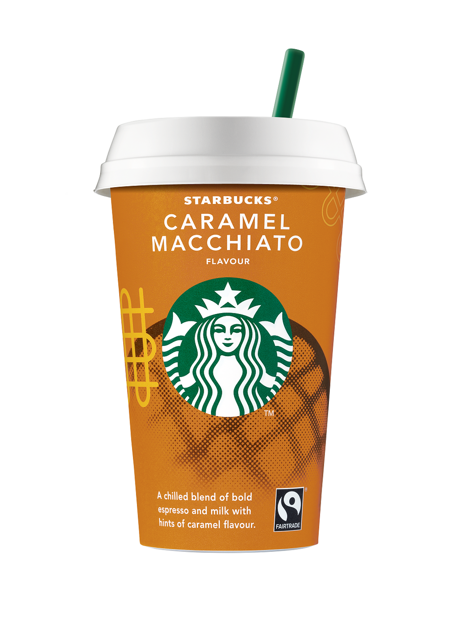 STARBUCKS Caramel Macchiato káva ľadová chlad. 220 ml