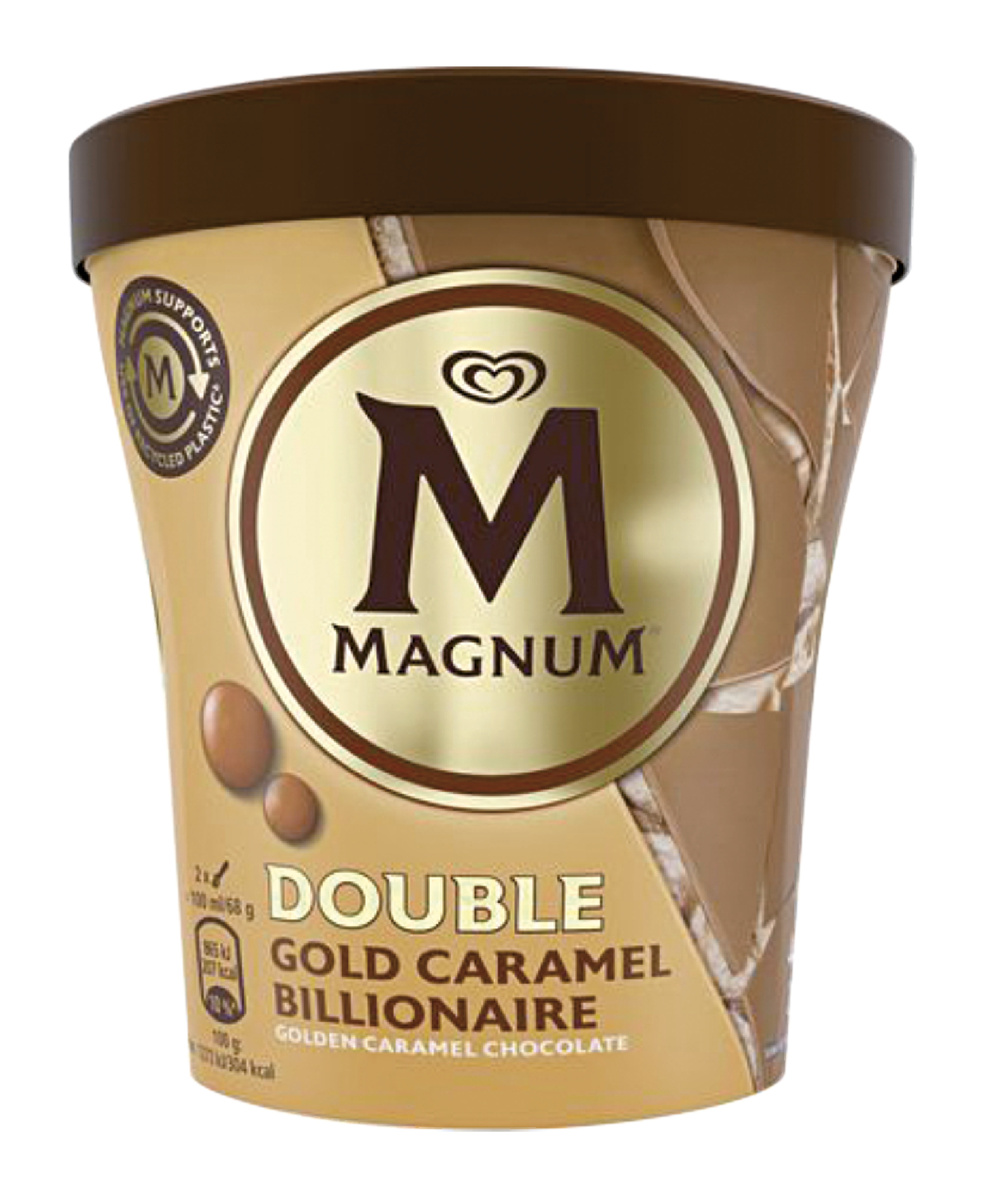 ALGIDA MAGNUM Gold billionaire pint zmrzlina mraz. 440 ml