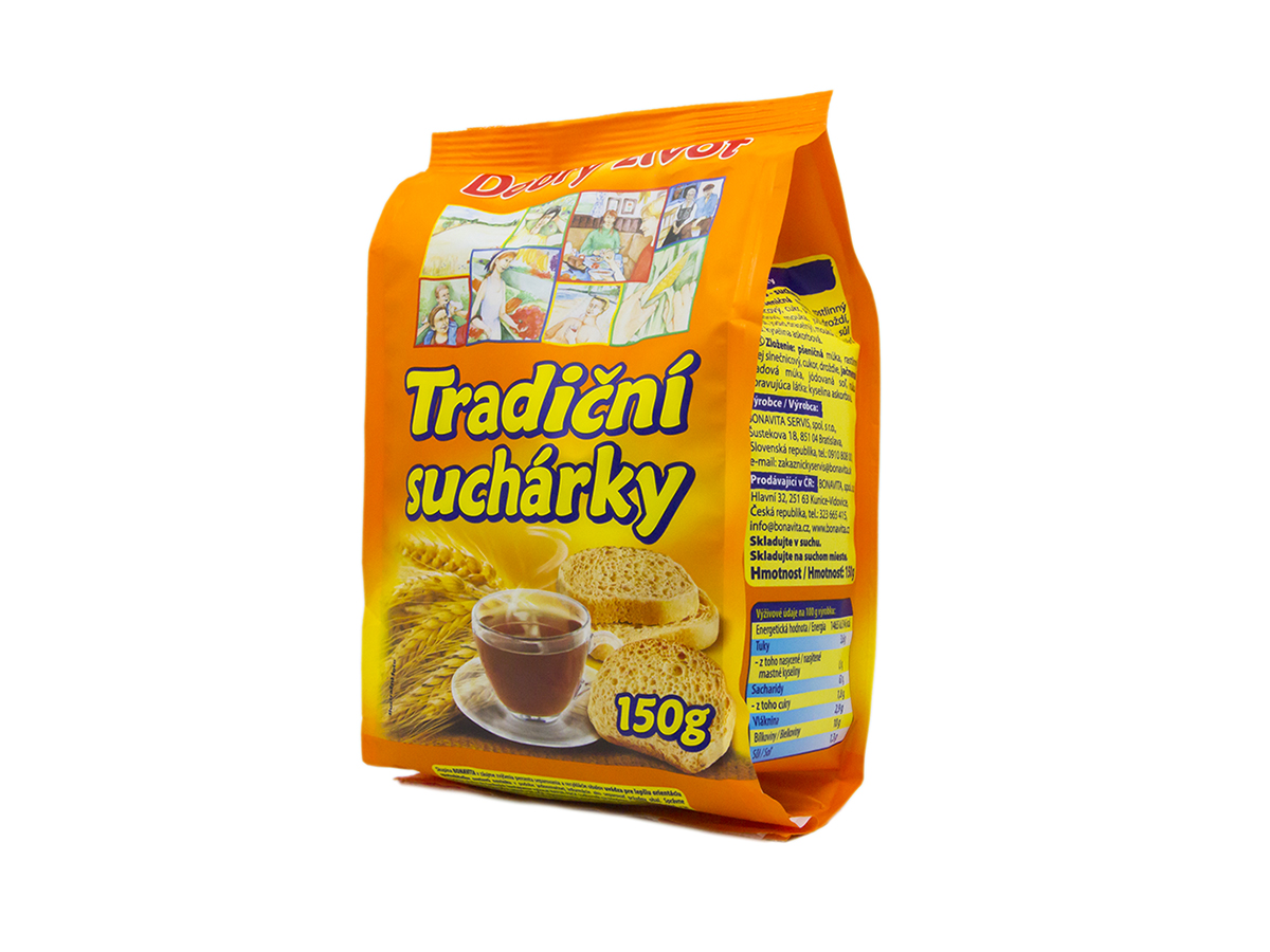 BONAVITA Tradiční suchárky 140 g