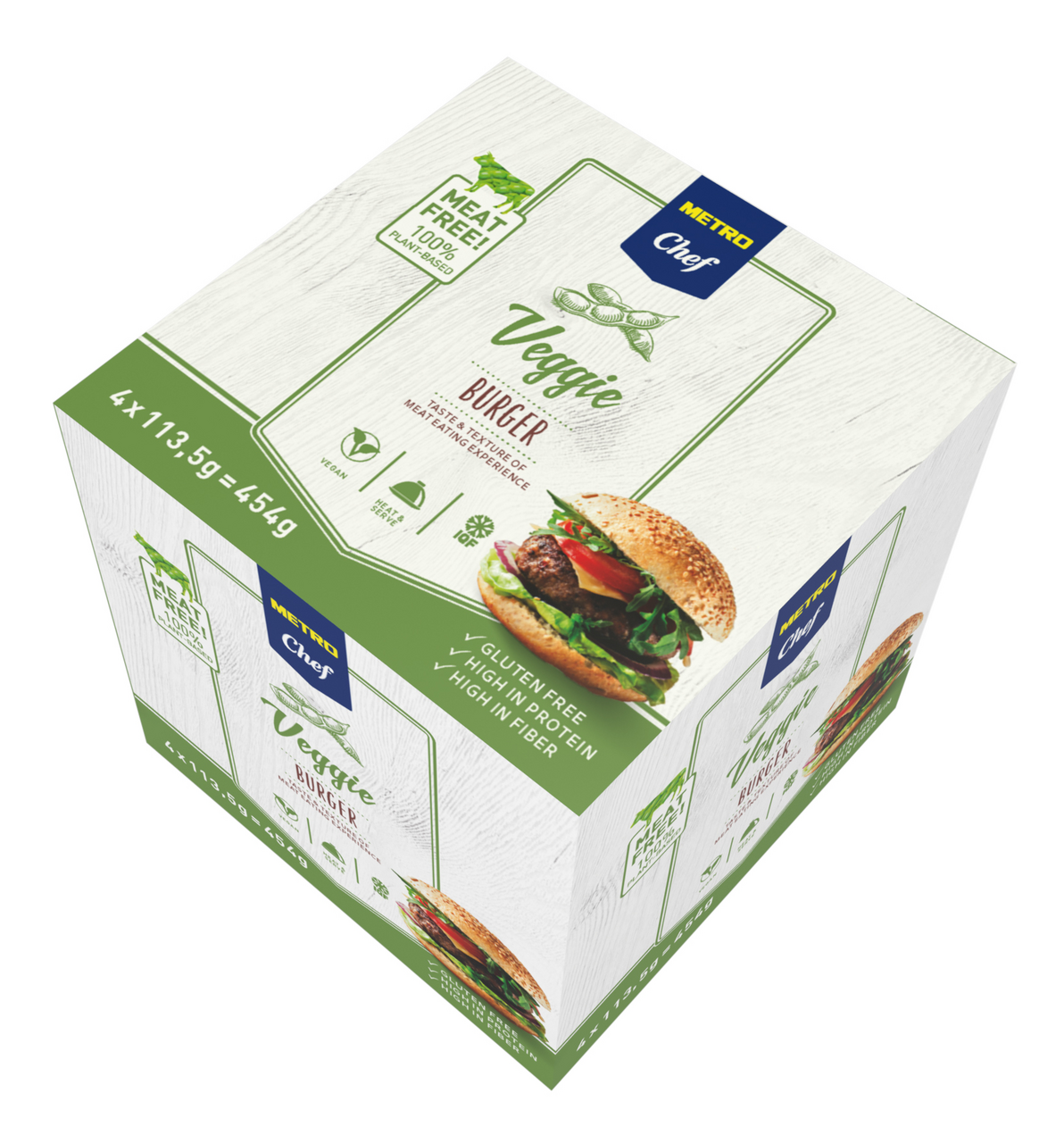 METRO Chef Veggie burger mraz. 4x113,5 g