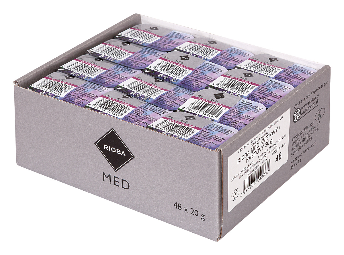 RIOBA Med kvetový 48 x 20 g